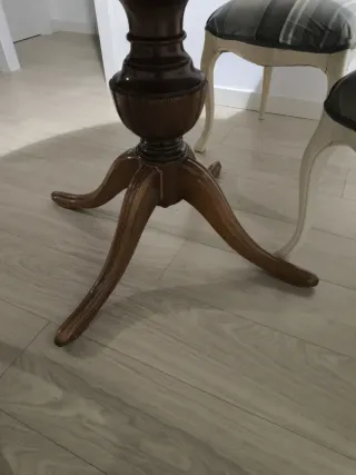 Mesa comedor redonda extensible