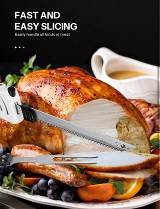 NUEVO! Cuchillo eléctrico con 2 cuchillas nuevo