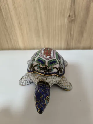 Tortuga Bronce Esmalte Cloisonné