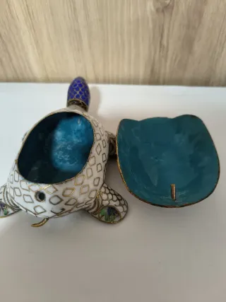 Tortuga Bronce Esmalte Cloisonné