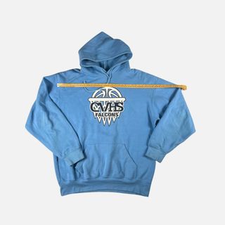 Felpa CVES Falcons Basketball Blu Vintage USA