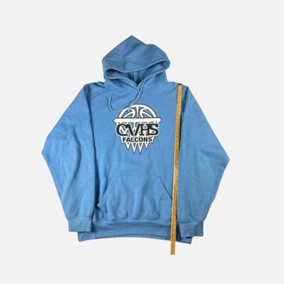 Felpa CVES Falcons Basketball Blu Vintage USA
