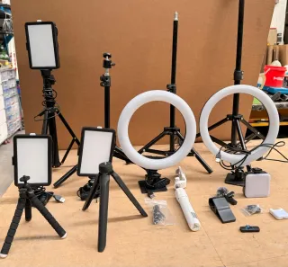 Set Luces Aro y Panel LED