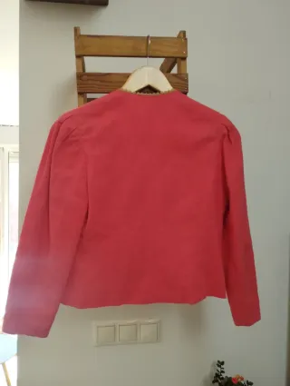 Conjunto Falda y Chaqueta Niña Rosa