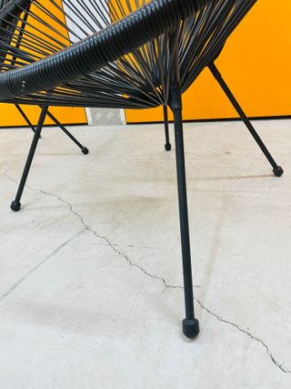 Pareja sillas nido Acapulco negras - Diseño