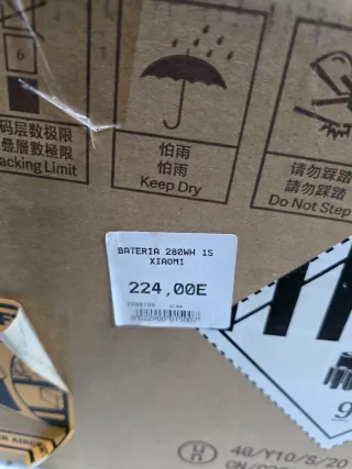 Batería patinete Xiaomi 1S 280Wh Original