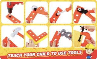 Kit Herramientas Juguete 38 Piezas