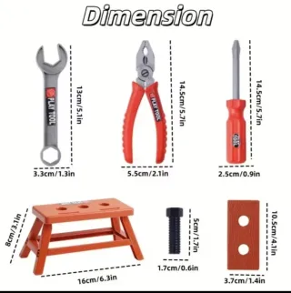 Kit Herramientas Juguete 38 Piezas