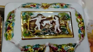 Portasigarette e portacenere Capodimonte