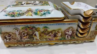 Portasigarette e portacenere Capodimonte