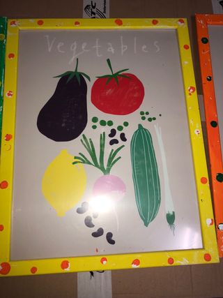 Stampe decorative frutta, verdura ed erbe