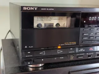 Sony TC-V715T Doble Cassette Deck MIDI