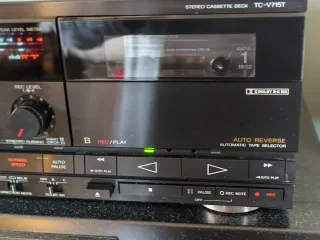 Sony TC-V715T Doble Cassette Deck MIDI