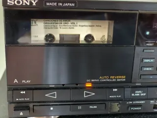 Sony TC-V715T Doble Cassette Deck MIDI