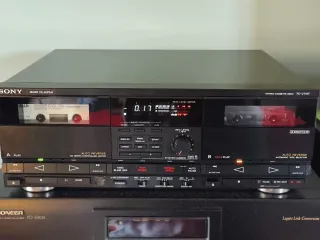 Sony TC-V715T Doble Cassette Deck MIDI