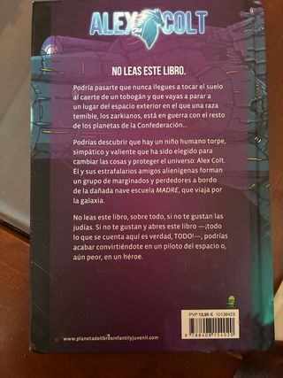 Libro Juan Gomez-Jurado Alex Colt Cadete especial