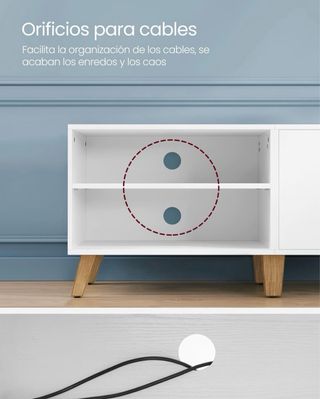 Mueble TV 2 Puertas Madera