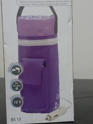 Scaldabiberon da viaggio con cavo accendisigari