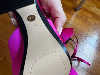 Tacones Zara Plataforma Rosa Talla 38