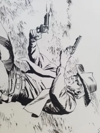 DIBUJO ORIGINAL DE RAFAEL LÓPEZ ESPI FIRMADO