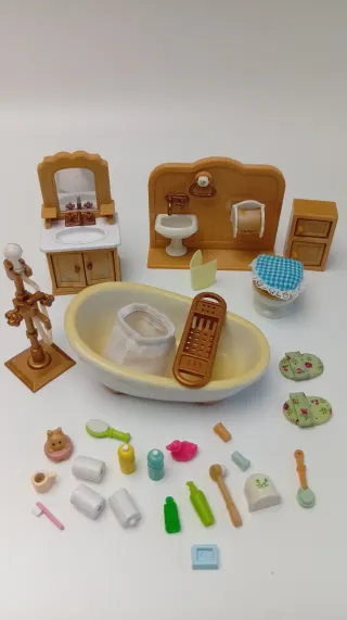 Pack #1 Baño + Accesorios Sylvanian Families