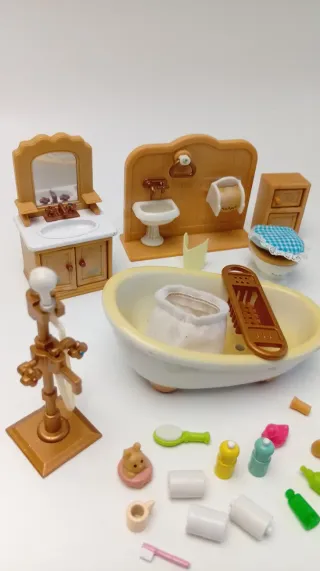 Pack #1 Baño + Accesorios Sylvanian Families