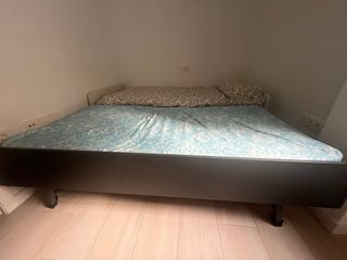 Cama nido 90cm con 2 colchones-elevable
