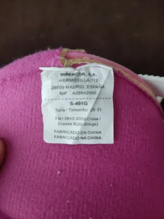 Patines rosas infantiles