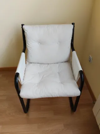 Sillón desmontable de tela y metal