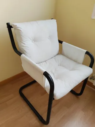 Sillón desmontable de tela y metal