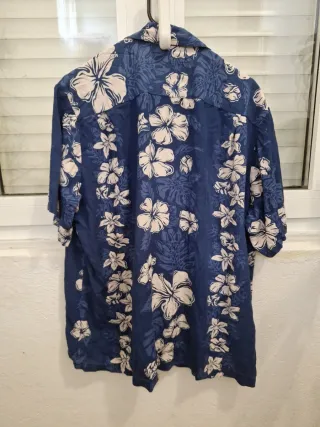 Camisa Hawaiian Reserve Azul Talla L