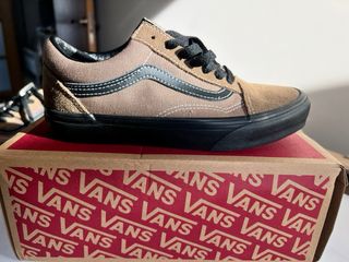 Vans Old Skool Marrón y Negras Talla 36