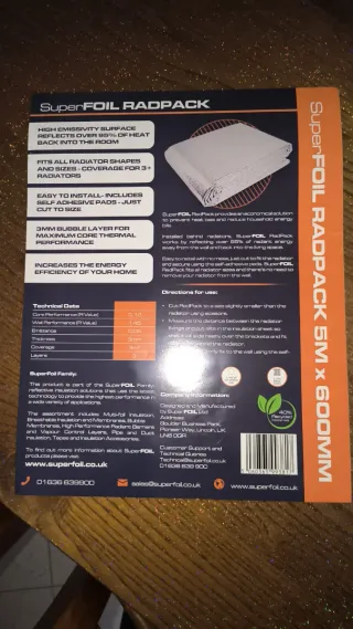 Pannello isolante SuperFOIL RADPACK