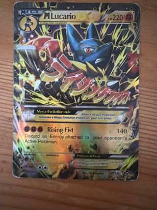 M Lucario EX Carta Pokémon