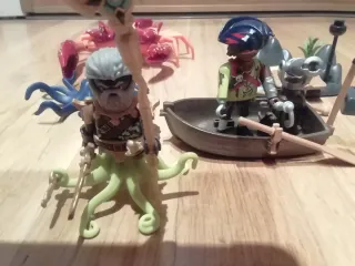 Playmobil Criaturas Marinas y Barco Pirata