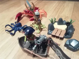 Playmobil Criaturas Marinas y Barco Pirata