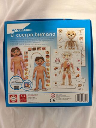 Puzzle Educa El Cuerpo Humano 4-7 años