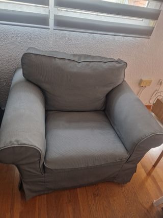 Sillón Ikea Ektorp Gris