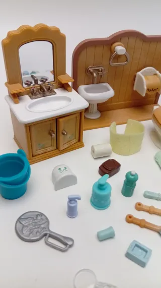 Pack #2 Baño + Accesorios Sylvanian Families
