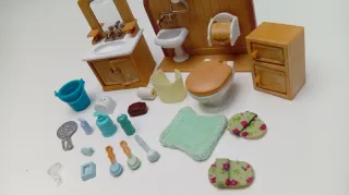 Pack #2 Baño + Accesorios Sylvanian Families