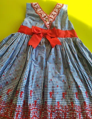 Vestido niña La Amapola 8 años