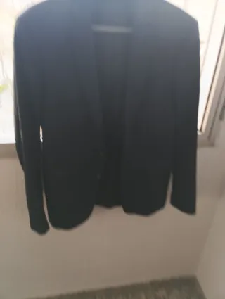 Chaqueta de traje hombre negra