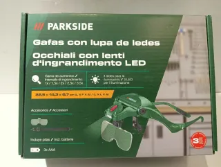 Gafas Lupa LED Parkside 5 aumentos