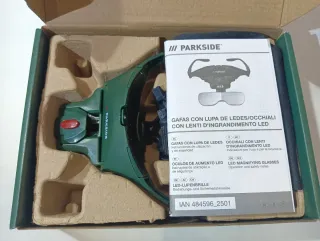 Gafas Lupa LED Parkside 5 aumentos