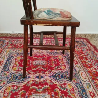 Lote 3 Sillas Madera Años 70