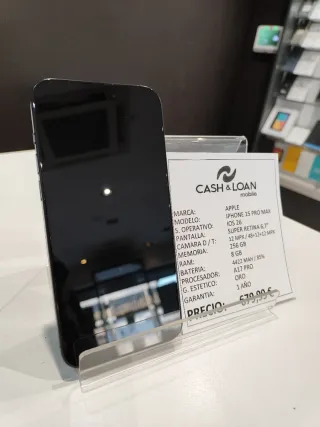 iPhone 15 Pro Max 256GB Azul