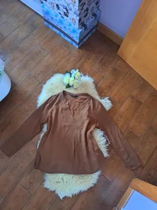 Blusa Mujer Marrón Temporada