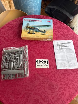 Maqueta Avión Hs 126A-1 ICM Legión Cóndor