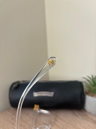 Gafas Chrome Hearts Transparentes Doradas CH