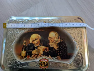 Caja Metálica galeras Trias Vintage